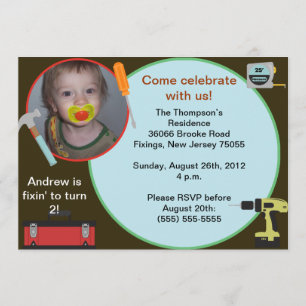 Tool Birthday-uitnodiging Kaart