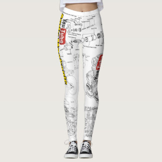 Tool Girl-Leggings - schematisch Leggings