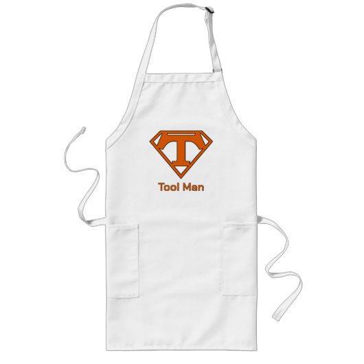 Tool Man Hero Vaderdag Lang Schort (Voorkant)