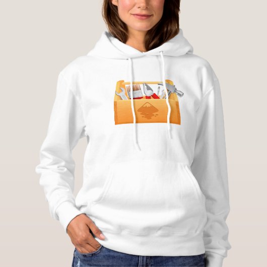 Toolbox Vrouwen Hoodie (Voorkant)