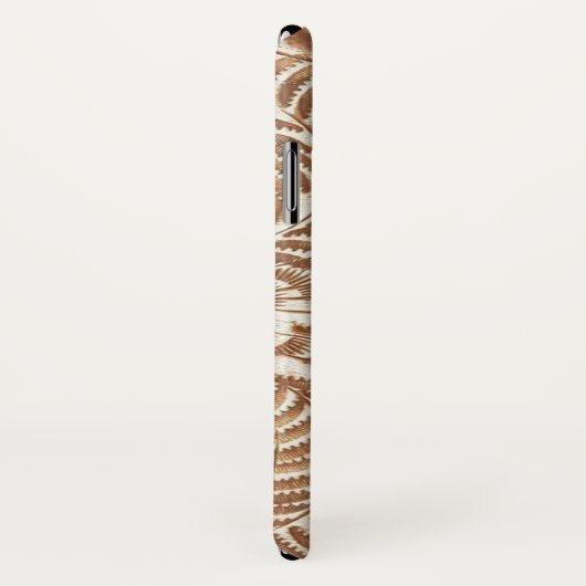 Tooled lederen textuur iPhone draagtas Case-Mate iPhone Case (Achterkant / rechts)