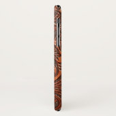 Tooled lederen textuur iPhone draagtas Case-Mate iPhone Case (Achterkant/links)