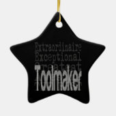 Toolmaker Extraordinaire Keramisch Ornament (Achterkant)