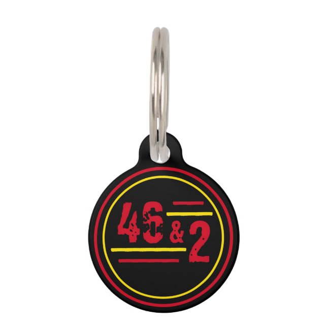 TOOL's 46 & 2 - Evolutionair DNA Art Design Huisdierpenning (Voorkant)