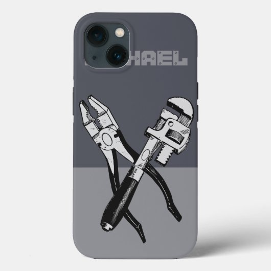 TOOLS aangepaste monogram-hoesjes Case-Mate iPhone Case (Achterkant)