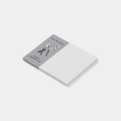 TOOLS aangepaste monogram Post-it notes (Schuin)