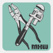 TOOLS aangepaste stickers (Voorkant)