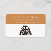 Tools Design Handyman Maintenance Service Visitekaartje (Voorkant)