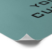 TOOLS douanekleur en tekst poster (Hoek)