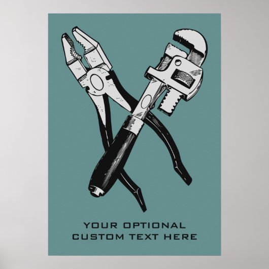 TOOLS douanekleur en tekst poster (Voorkant)