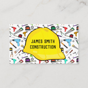 Tools en hardwarehardwarematige contractant visitekaartje