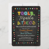 Tools Taco & Tequila Wedding Shower Kaart (Voorkant)