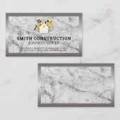 Tools voor ontwerpers | Steen en metaal Visitekaartje (Voorkant / Achterkant)