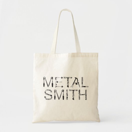 Toolvetica Metalsmith & Tool-O-Rama Anvil bag Tote Bag (Voorkant)
