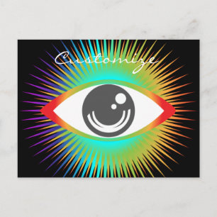Toon Alien Eye Thunder_Cove Briefkaart