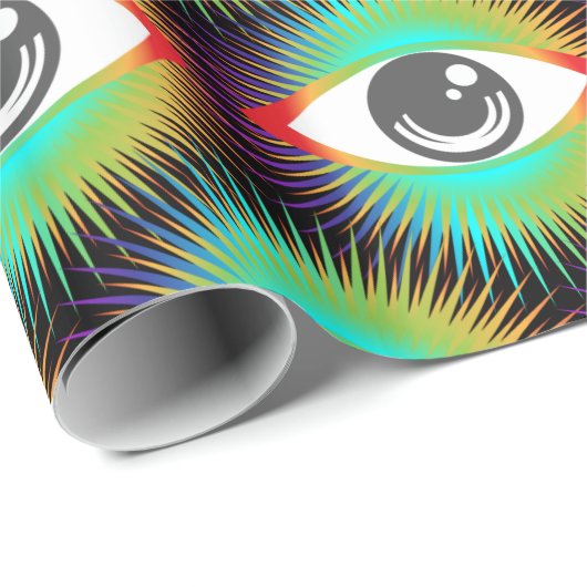 Toon Alien Eyes Thunder_Cove Cadeaupapier (Rol Hoek)