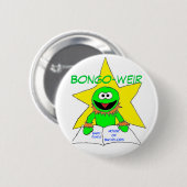 Toon Bongo-weir Ronde Button 5,7 Cm (Voorkant /achterkant)
