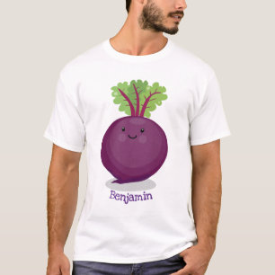 Toon de cartoon van de van de gelukkig bietwortel t-shirt