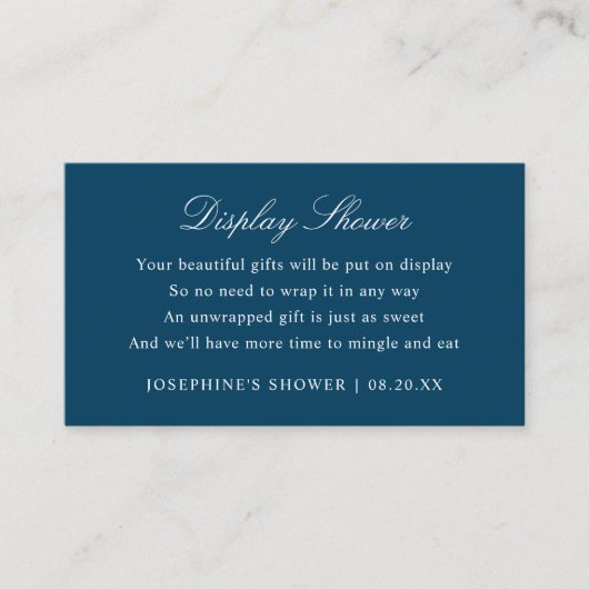 Toon de Douane Kleuren van de Douane Blauw Informatiekaartje (Voorkant)