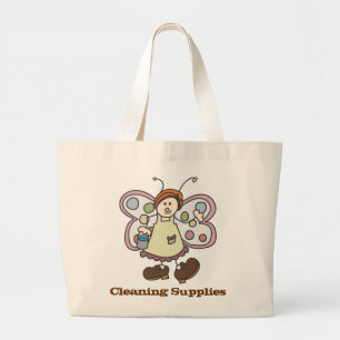 Toon Fairy Bug Lady Canvas tas "Reinigingsbenodigd