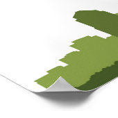 Toon het Poster van het Detroit (24"x9") opnieuw o (Hoek)