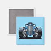 Toon Hotrod Art  Magneet (Voorkant / Achterkant)