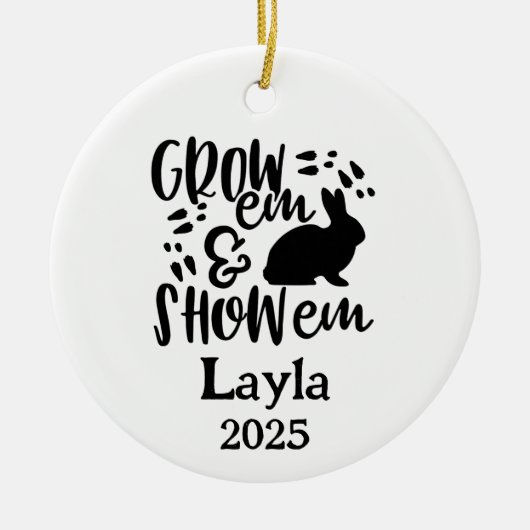 Toon Konijn 4H Ornament (Voorkant)