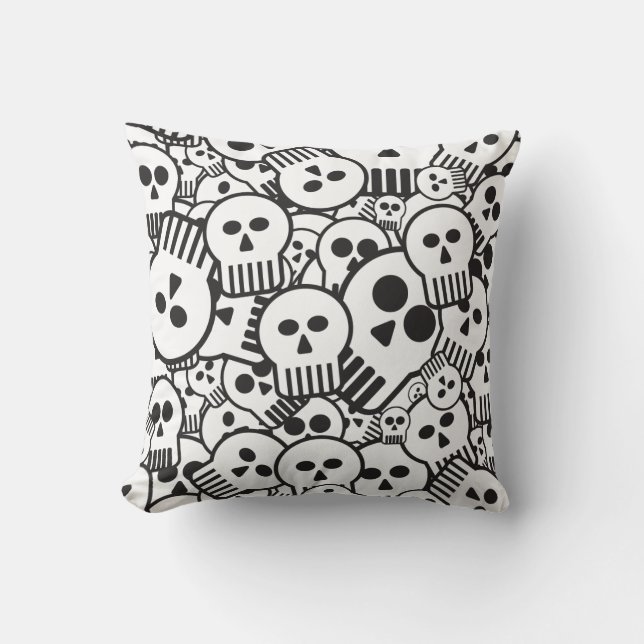 Toon skulls kussen (Voorkant)