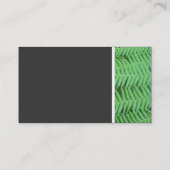 Toon van textiel - Ferns Visitekaartje (Achterkant)