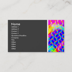 Toon van textiel (mooie golven) II Visitekaartje