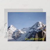 Toonaanschap over de Alpen Briefkaart (Voorkant / Achterkant)