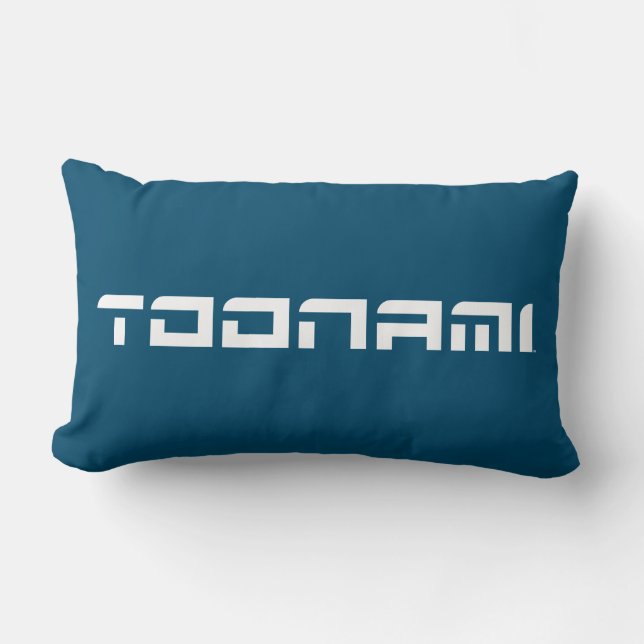 Toonami Futuristic Font Logo Kussen (Voorkant)