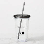 Toonami Split Font Logo Acryl Drinkbeker (Achterkant)