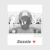 Toonami TOM 5 Countdown Comic Bumper Sticker (Vel)