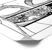 Toonami TOM 5 & SARA Comic Style Bumper Poster (Hoek)