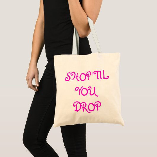 TOONT 'TIL JE DROP TOTE BAG (Voorkant (product))