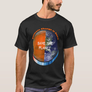 ToonUwStripes u2013 BEWAREN DE PLANEET-klimaatsver T-shirt