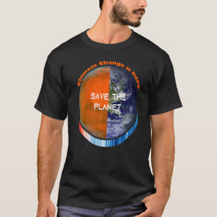 ToonUwStripes u2013 BEWAREN DE PLANEET-klimaatsver T-shirt