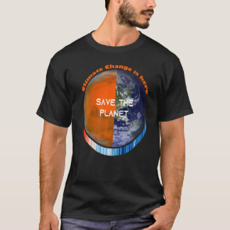 ToonUwStripes u2013 BEWAREN DE PLANEET-klimaatsver T-shirt