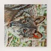 toonwolf legpuzzel (Horizontaal)