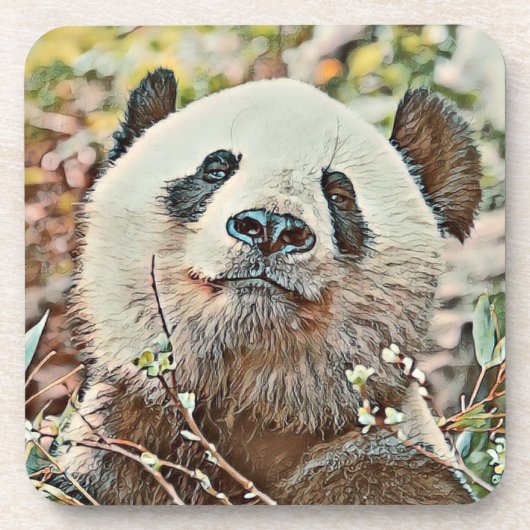 toony panda bier onderzetter (Voorkant)