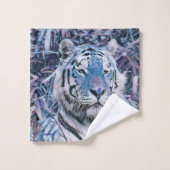 Toony Tiger blue Bad Handdoek (Wasdoekje)