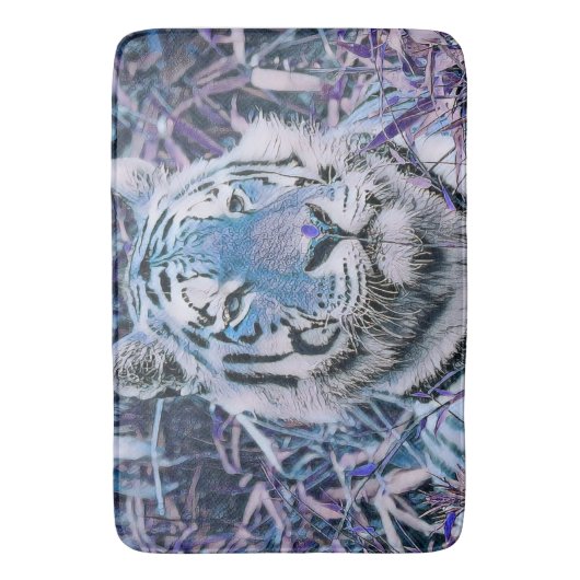 Toony Tiger blue Badmat (Voorkant Verticaal)