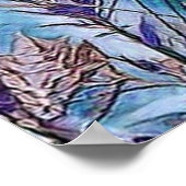 Toony Tiger blue Poster (Hoek)