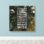 Toopwaartse bril #3 (12x12) canvas afdruk (Insitu (Houten vloer))