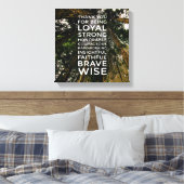 Toopwaartse bril #3 (12x12) canvas afdruk (Insitu (Slaapkamer))