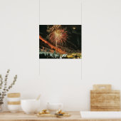 Toortslichtoptocht en vuurwerk tijdens Winter Poster (Keuken)