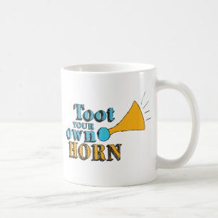 Toot je eigen Horn Inspirerend Art Horn Art Koffiemok