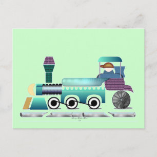Toot Toot Train Briefkaart
