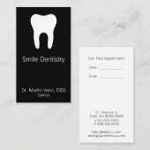 Tooth Afsprakenkaartje (Voorkant / Achterkant)